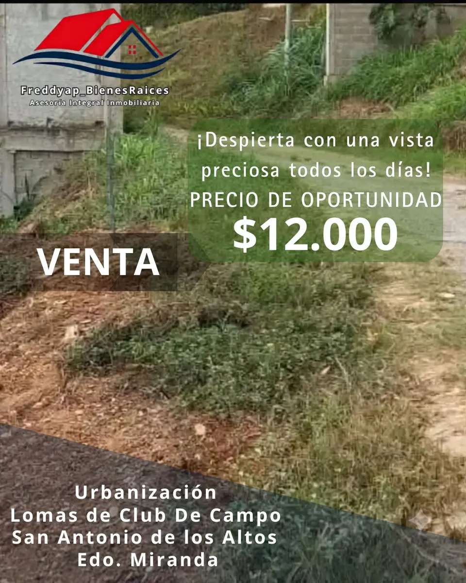 Preciosa Parcela en la Urb Club de Campo, San Antonio de los Altos